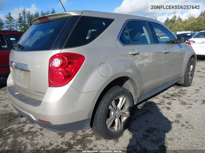 2013 CHEVROLET EQUINOX VIN 2GNFLCEK5D6257642 — фото 4
