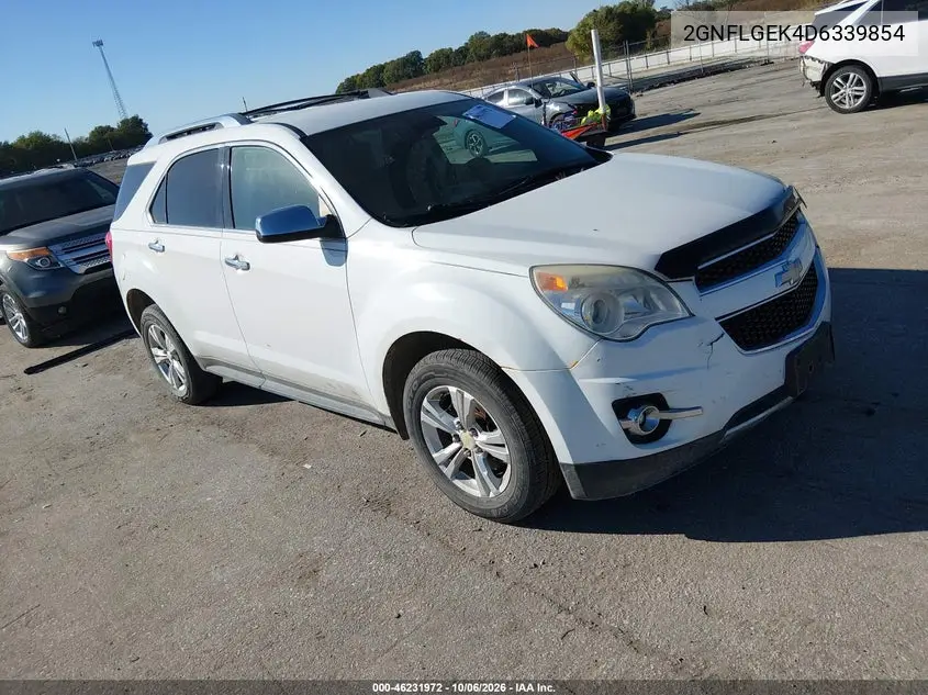 CHEVROLET EQUINOX 2013, VIN 2GNFLGEK4D6339854