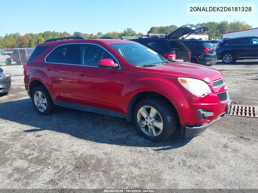 CHEVROLET EQUINOX 2013, VIN 2GNALDEK2D6181328