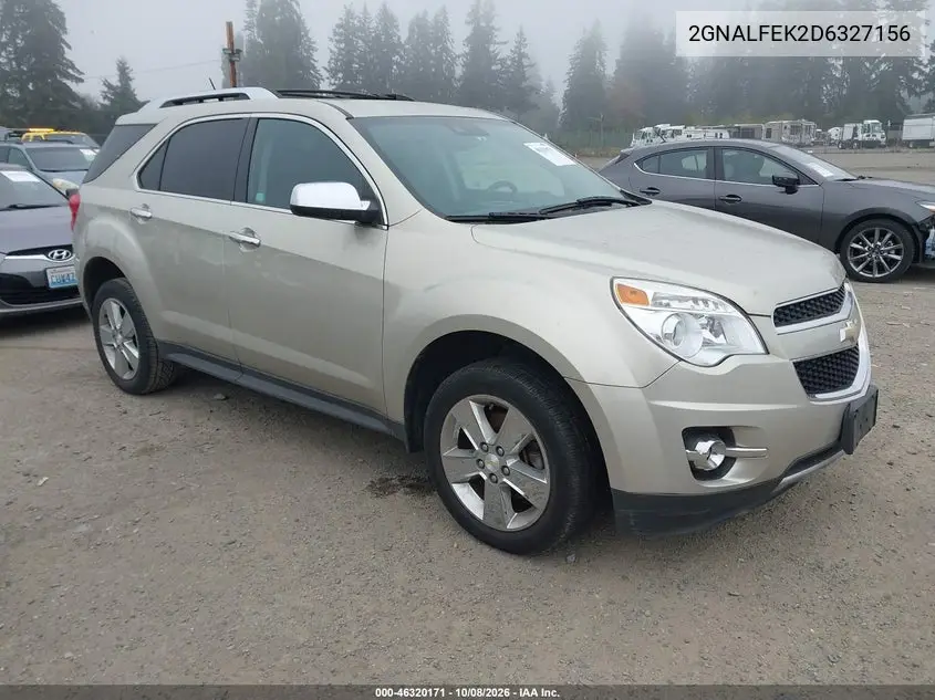 CHEVROLET EQUINOX 2013, VIN 2GNALFEK2D6327156