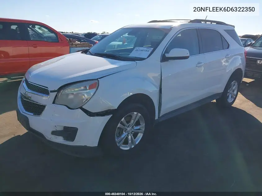 2013 CHEVROLET EQUINOX VIN 2GNFLEEK6D6322350 — фото 2