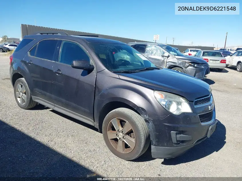 CHEVROLET EQUINOX 2013, VIN 2GNALDEK9D6221548