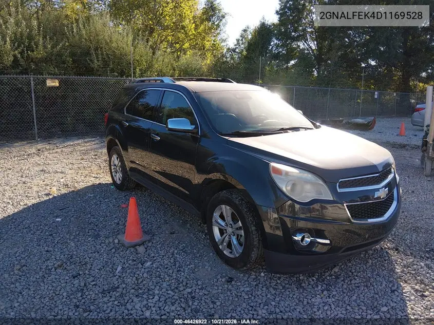 CHEVROLET EQUINOX 2013, VIN 2GNALFEK4D1169528