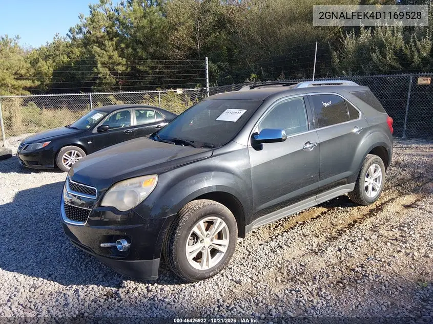 2013 CHEVROLET EQUINOX VIN 2GNALFEK4D1169528 — фото 2