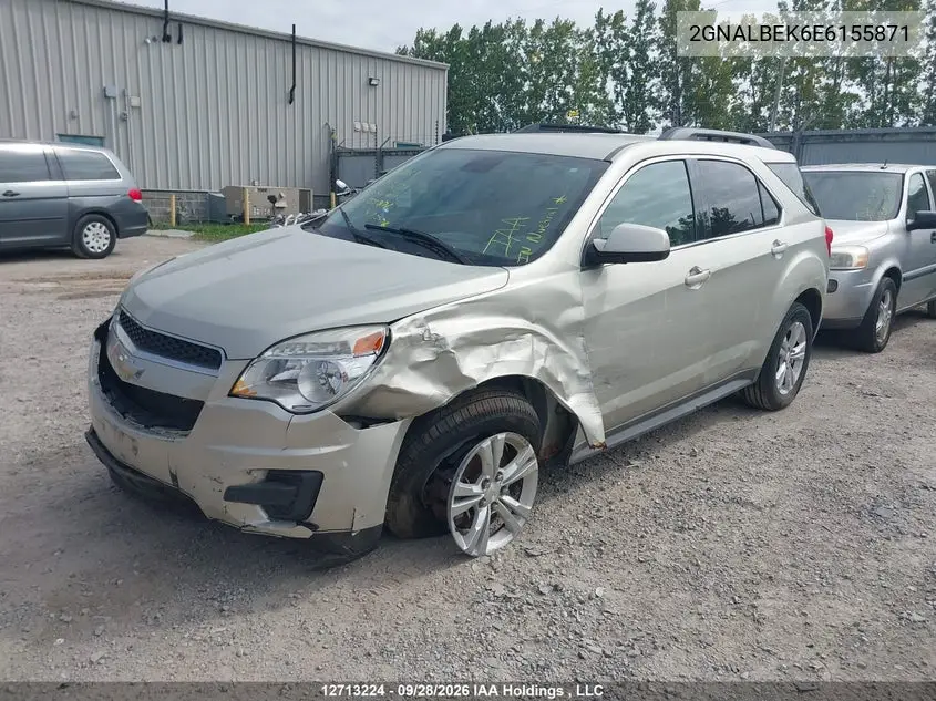 2014 CHEVROLET EQUINOX VIN 2GNALBEK6E6155871 — фото 2