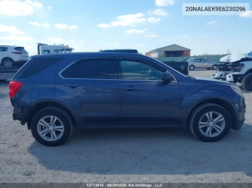 2014 CHEVROLET EQUINOX VIN 2GNALAEK9E6230296 — фото 13