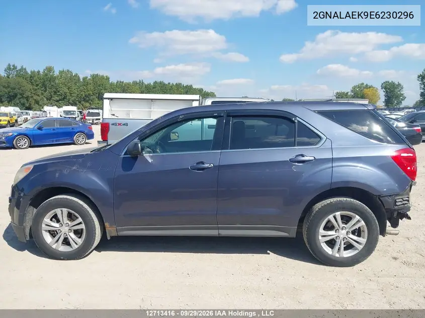 2014 CHEVROLET EQUINOX VIN 2GNALAEK9E6230296 — фото 14
