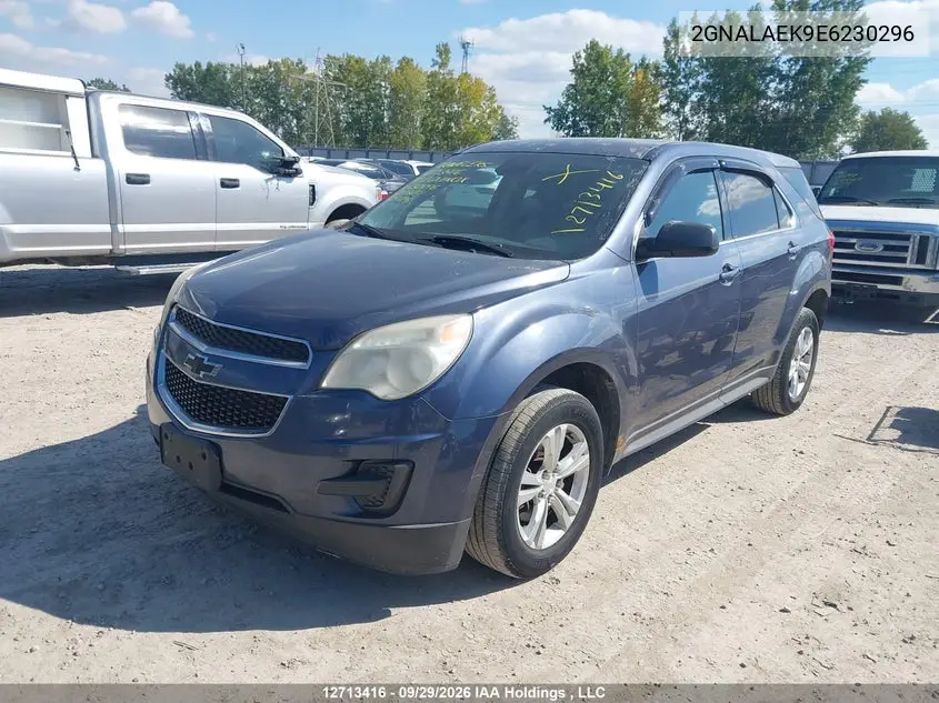 2014 CHEVROLET EQUINOX VIN 2GNALAEK9E6230296 — фото 2