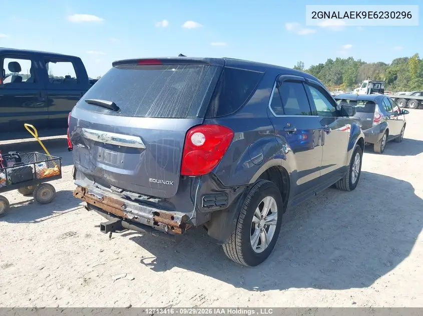 2014 CHEVROLET EQUINOX VIN 2GNALAEK9E6230296 — фото 4