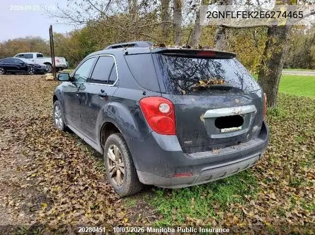 2014 CHEVROLET EQUINOX VIN 2GNFLFEK2E6274465 — фото 3