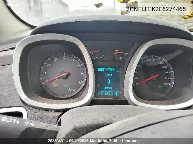 2014 CHEVROLET EQUINOX VIN 2GNFLFEK2E6274465 — фото 7