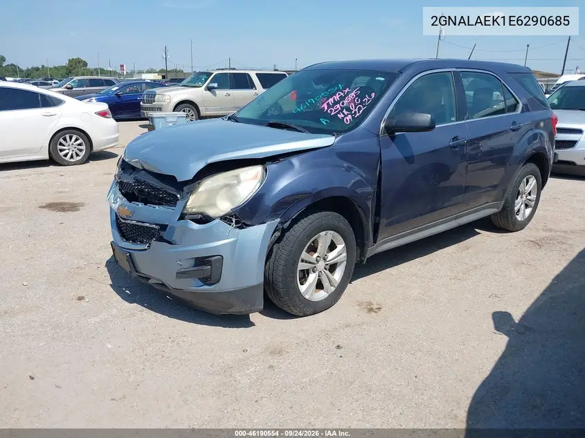 2014 CHEVROLET EQUINOX VIN 2GNALAEK1E6290685 — фото 2