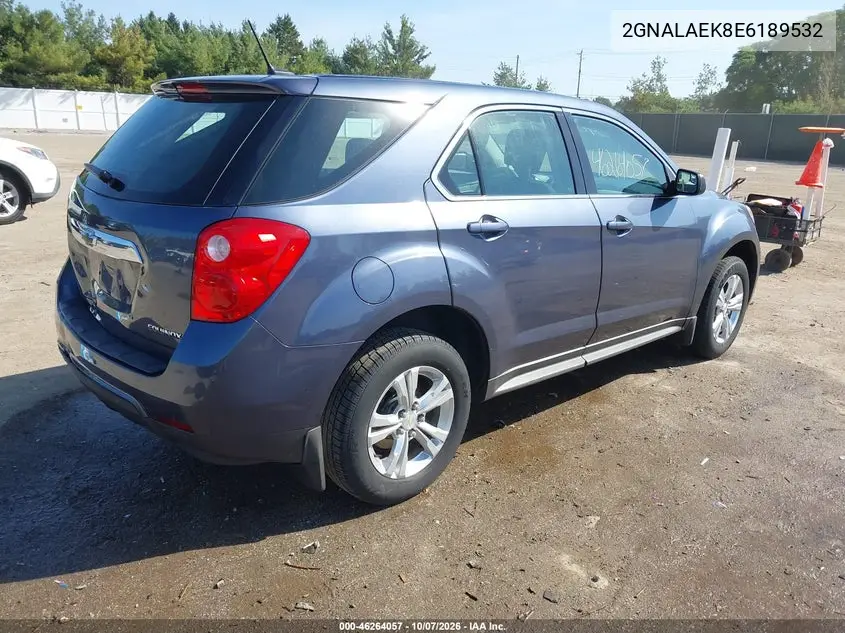 2014 CHEVROLET EQUINOX VIN 2GNALAEK8E6189532 — фото 4