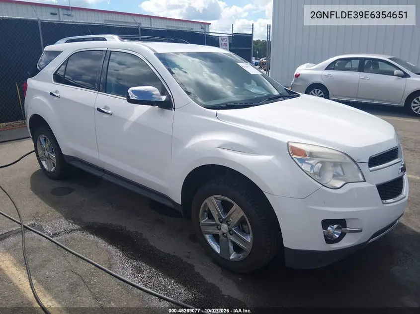 CHEVROLET EQUINOX 2014, VIN 2GNFLDE39E6354651