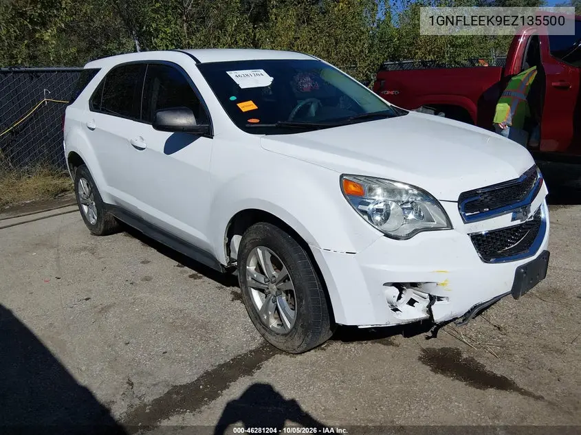 CHEVROLET EQUINOX 2014, VIN 1GNFLEEK9EZ135500