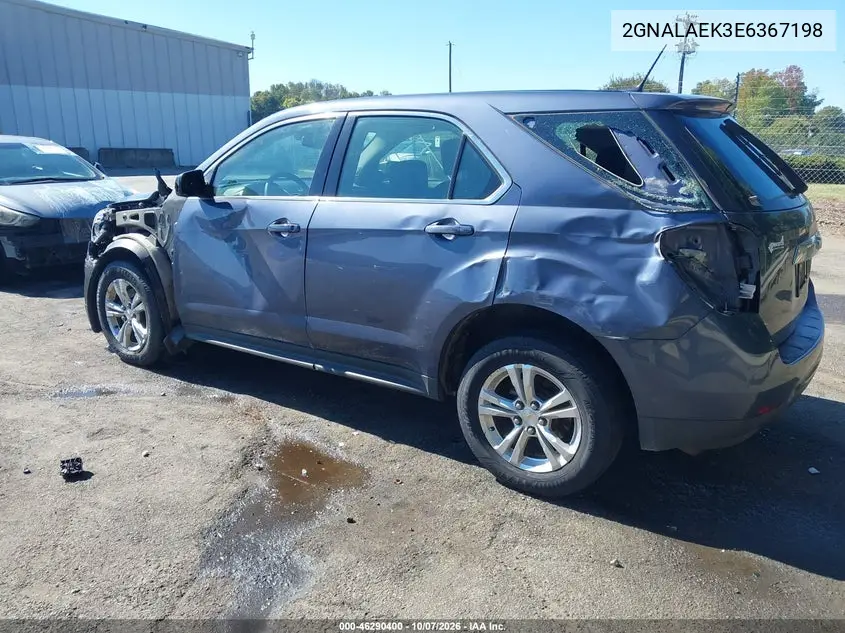 2014 CHEVROLET EQUINOX VIN 2GNALAEK3E6367198 — фото 3