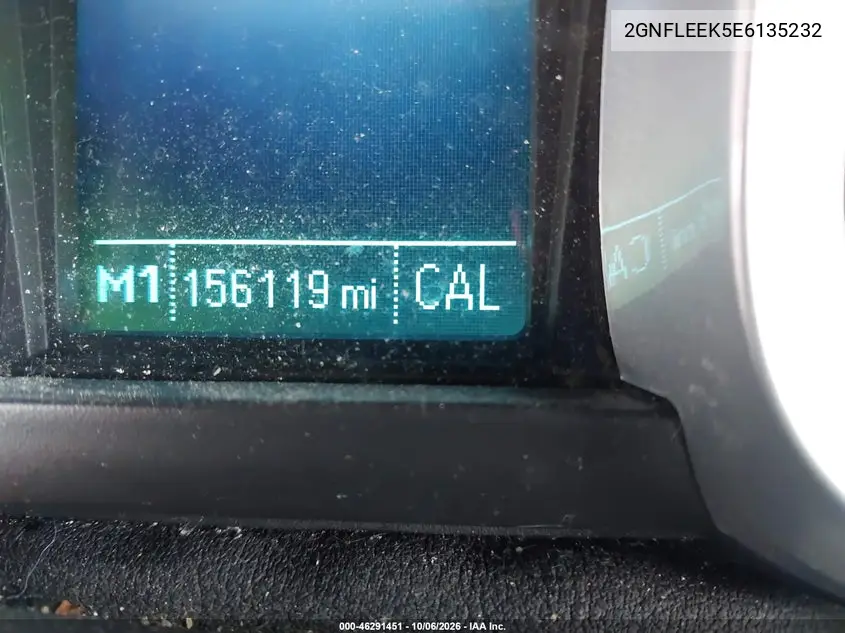 2014 CHEVROLET EQUINOX VIN 2GNFLEEK5E6135232 — фото 7