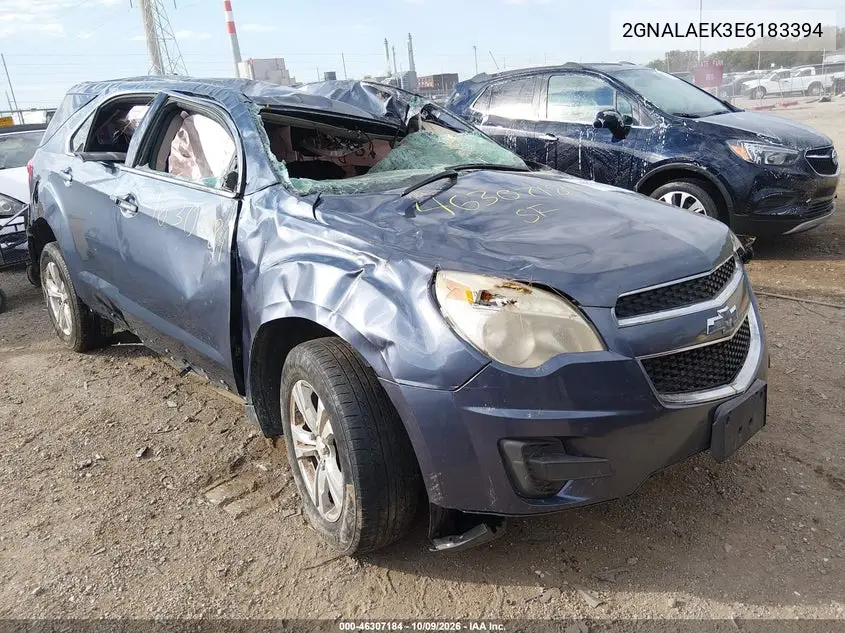 CHEVROLET EQUINOX 2014, VIN 2GNALAEK3E6183394