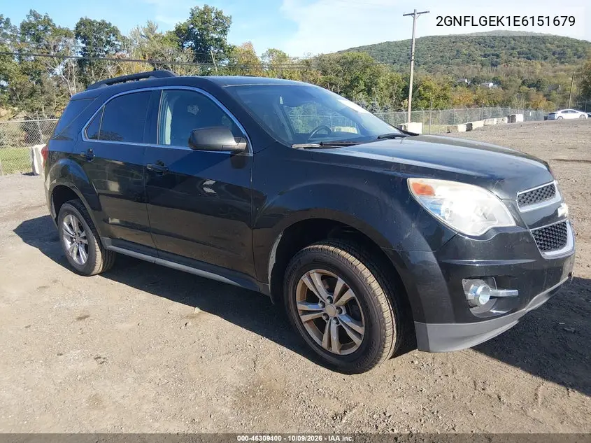 CHEVROLET EQUINOX 2014, VIN 2GNFLGEK1E6151679