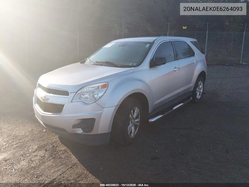 2014 CHEVROLET EQUINOX VIN 2GNALAEK0E6264093 — фото 2