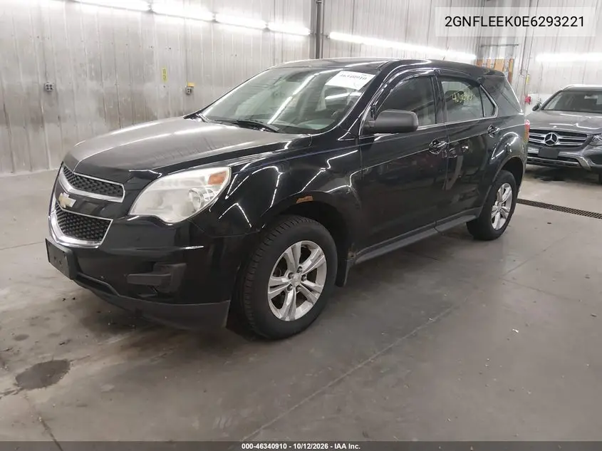 2014 CHEVROLET EQUINOX VIN 2GNFLEEK0E6293221 — фото 2