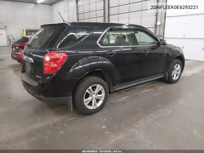 2014 CHEVROLET EQUINOX VIN 2GNFLEEK0E6293221 — фото 4