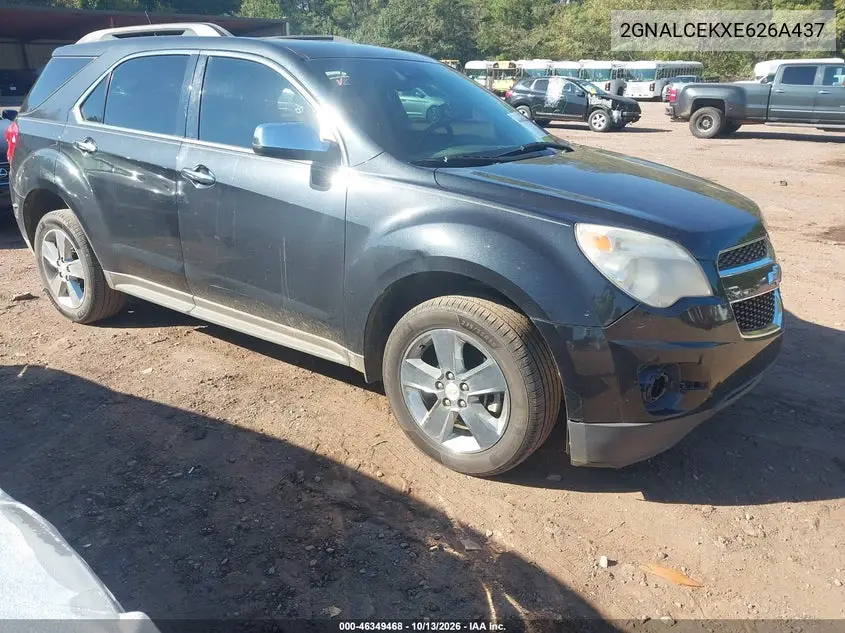 CHEVROLET EQUINOX 2014, VIN 2GNALCEKXE626A437