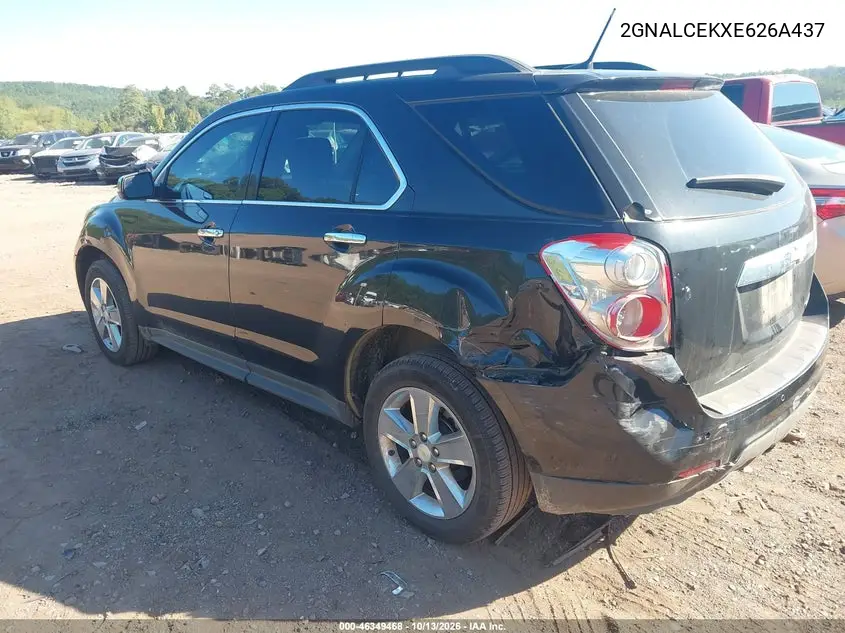 2014 CHEVROLET EQUINOX VIN 2GNALCEKXE626A437 — фото 3