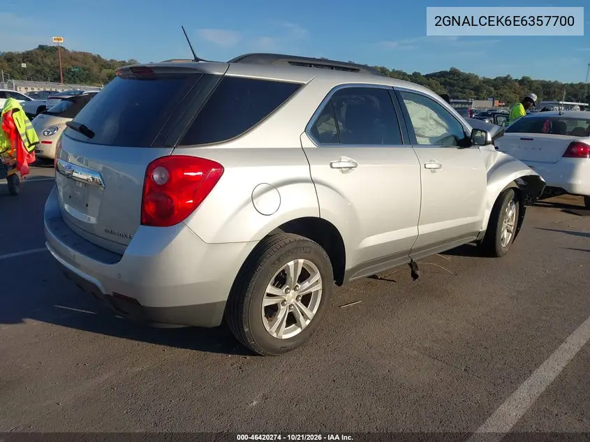 2014 CHEVROLET EQUINOX VIN 2GNALCEK6E6357700 — фото 4