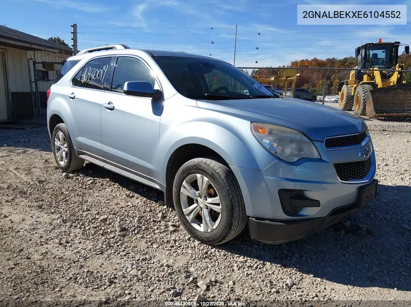 CHEVROLET EQUINOX 2014, VIN 2GNALBEKXE6104552