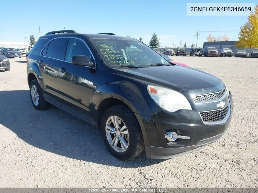 CHEVROLET EQUINOX 2015, VIN 2GNFLGEK4F6346659