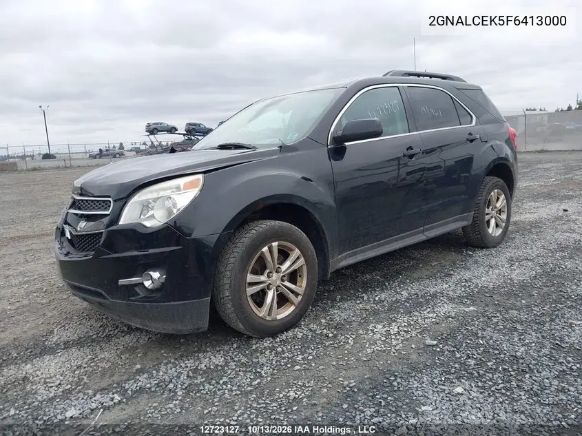 2015 CHEVROLET EQUINOX VIN 2GNALCEK5F6413000 — фото 2