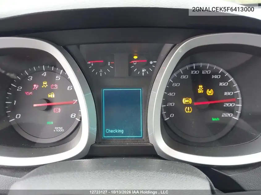 2015 CHEVROLET EQUINOX VIN 2GNALCEK5F6413000 — фото 7