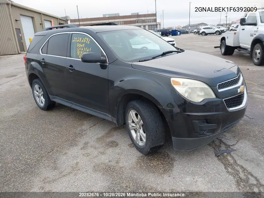 CHEVROLET EQUINOX 2015, VIN 2GNALBEK1F6392009