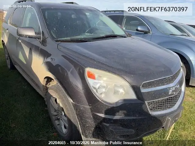 CHEVROLET EQUINOX 2015, VIN 2GNFLFEK7F6370397