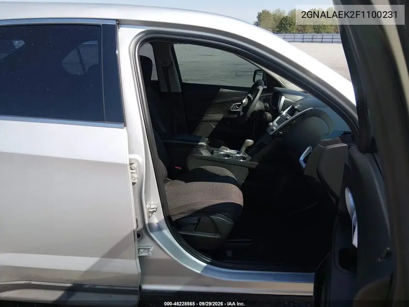 2015 CHEVROLET EQUINOX VIN 2GNALAEK2F1100231 — фото 5