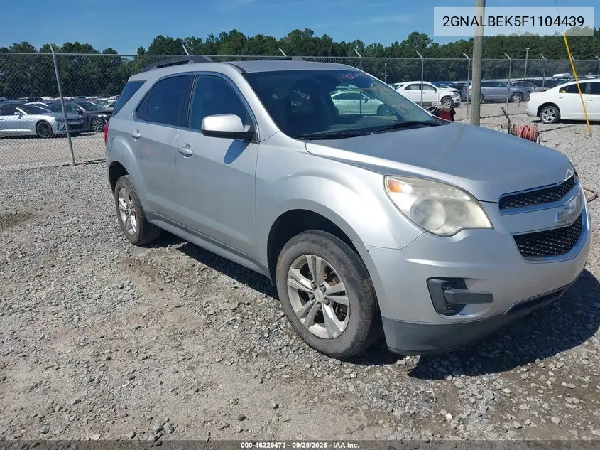 CHEVROLET EQUINOX 2015, VIN 2GNALBEK5F1104439
