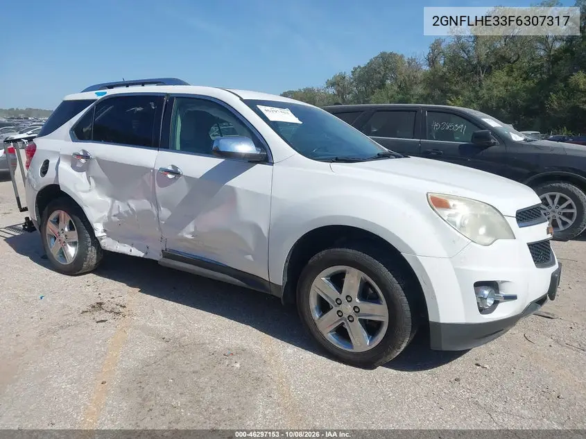 CHEVROLET EQUINOX 2015, VIN 2GNFLHE33F6307317