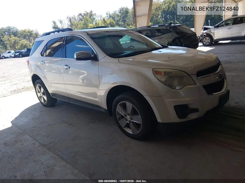 CHEVROLET EQUINOX 2015, VIN 1GNALBEK8FZ124840