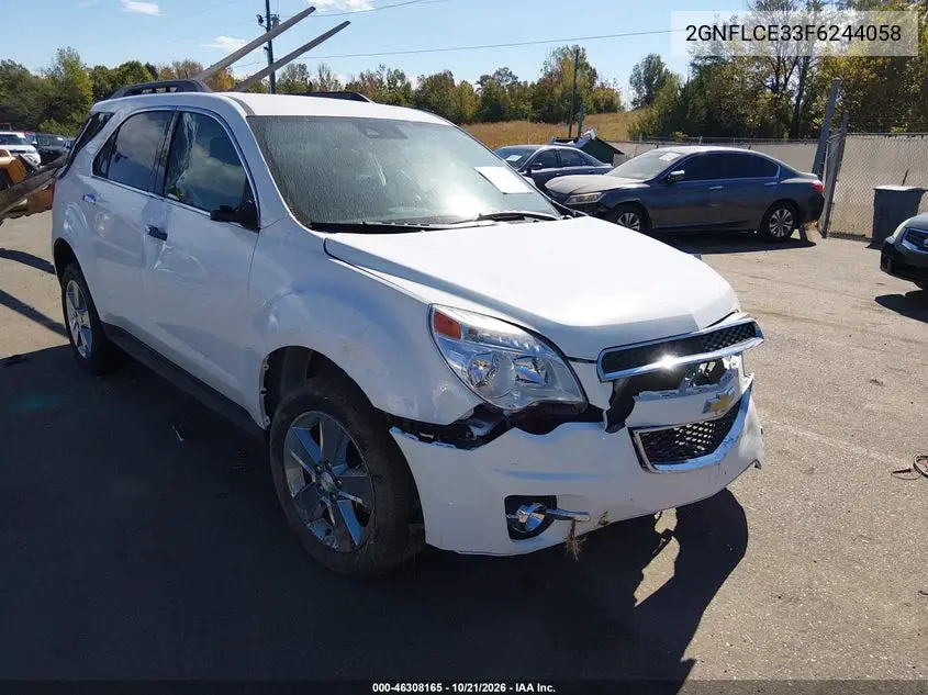 CHEVROLET EQUINOX 2015, VIN 2GNFLCE33F6244058