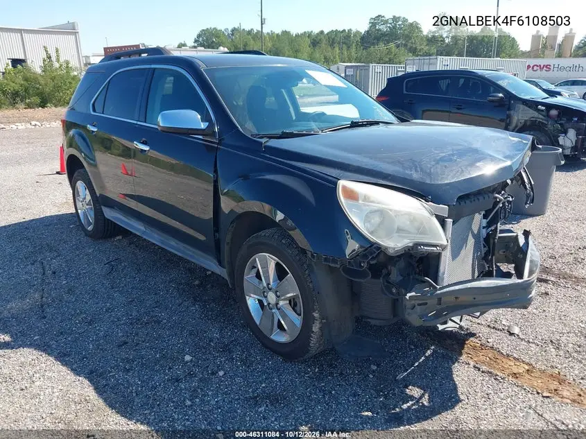 CHEVROLET EQUINOX 2015, VIN 2GNALBEK4F6108503
