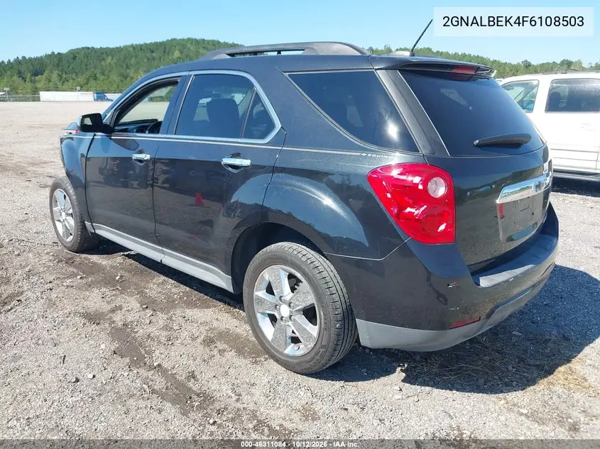 2015 CHEVROLET EQUINOX VIN 2GNALBEK4F6108503 — фото 3
