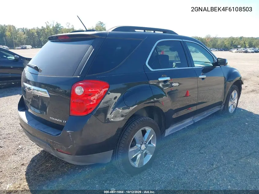2015 CHEVROLET EQUINOX VIN 2GNALBEK4F6108503 — фото 4
