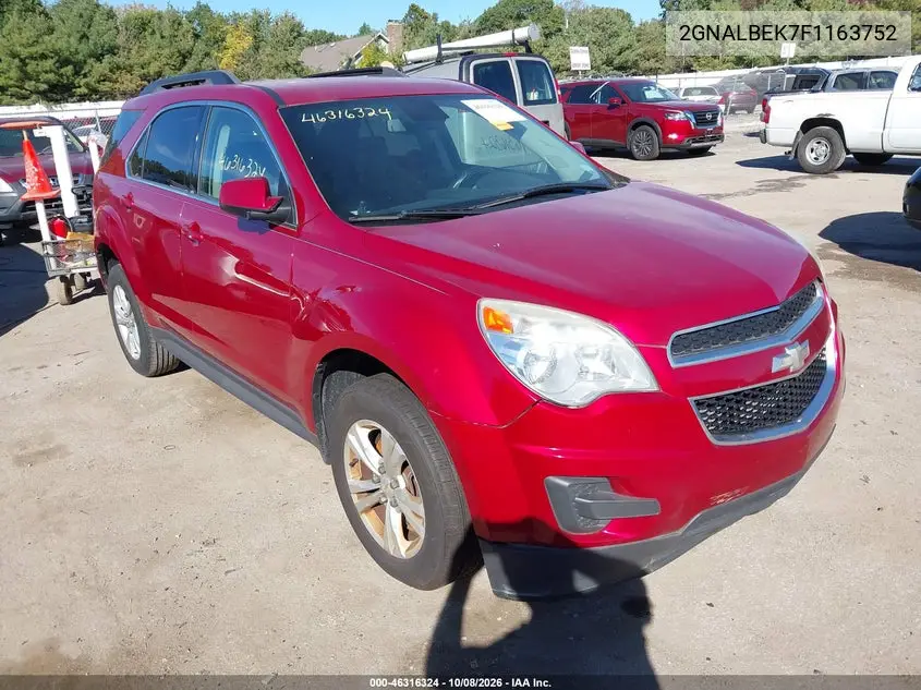 CHEVROLET EQUINOX 2015, VIN 2GNALBEK7F1163752