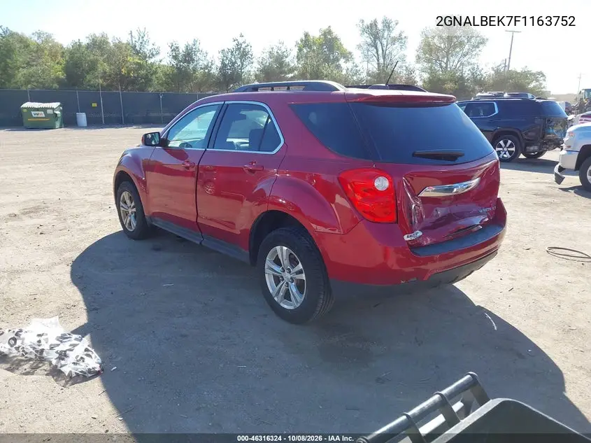 2015 CHEVROLET EQUINOX VIN 2GNALBEK7F1163752 — фото 3