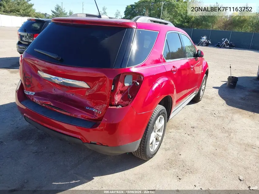 2015 CHEVROLET EQUINOX VIN 2GNALBEK7F1163752 — фото 4