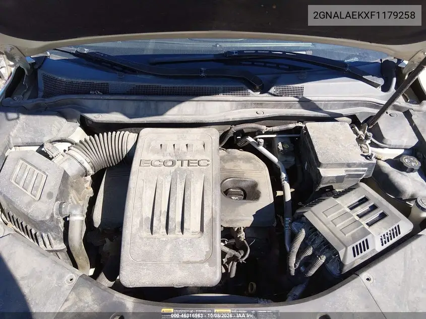 2015 CHEVROLET EQUINOX VIN 2GNALAEKXF1179258 — фото 10