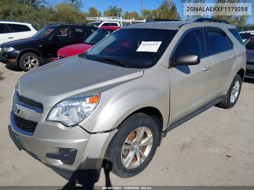 2015 CHEVROLET EQUINOX VIN 2GNALAEKXF1179258 — фото 2