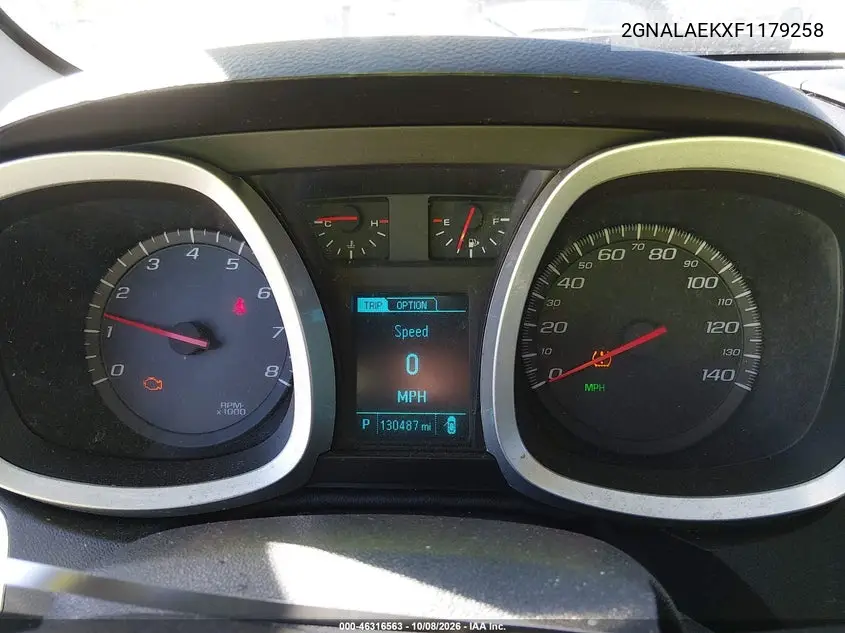 2015 CHEVROLET EQUINOX VIN 2GNALAEKXF1179258 — фото 7