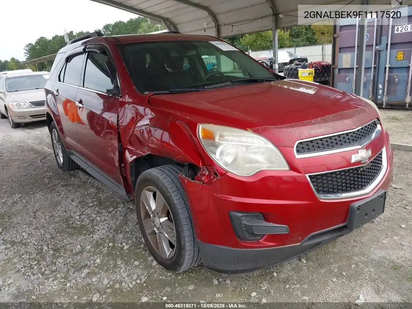 CHEVROLET EQUINOX 2015, VIN 2GNALBEK9F1117520